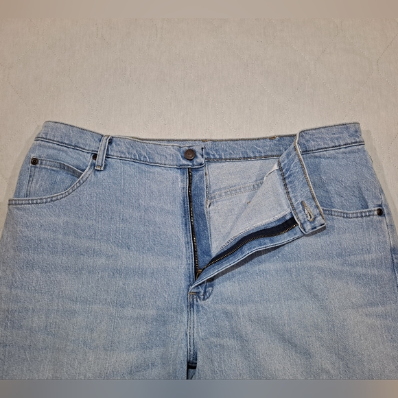 Wrangler Premium Quality Jeans Men's 38x29 Blue Stretch Denim Straight 5-Pocket - Picture 5 of 11